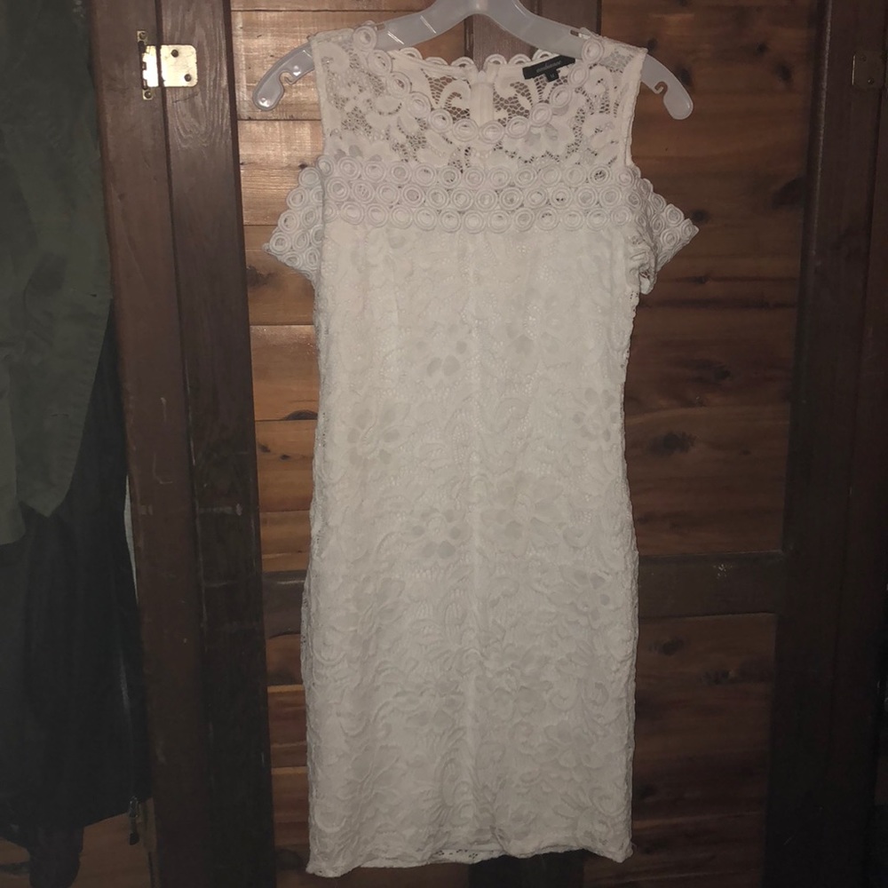 Lace White Dress